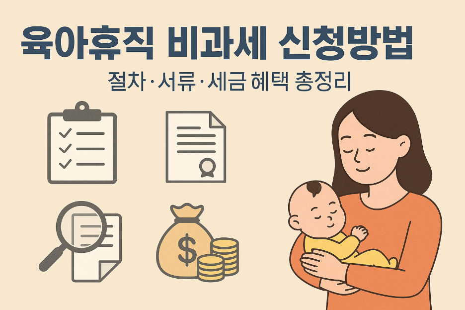 육아휴직 비과세 신청방법