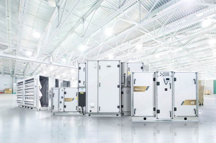 플랙트그룹이 공급하는 공기&middot;액체 냉각 등 주요 공조 솔루션 제품.