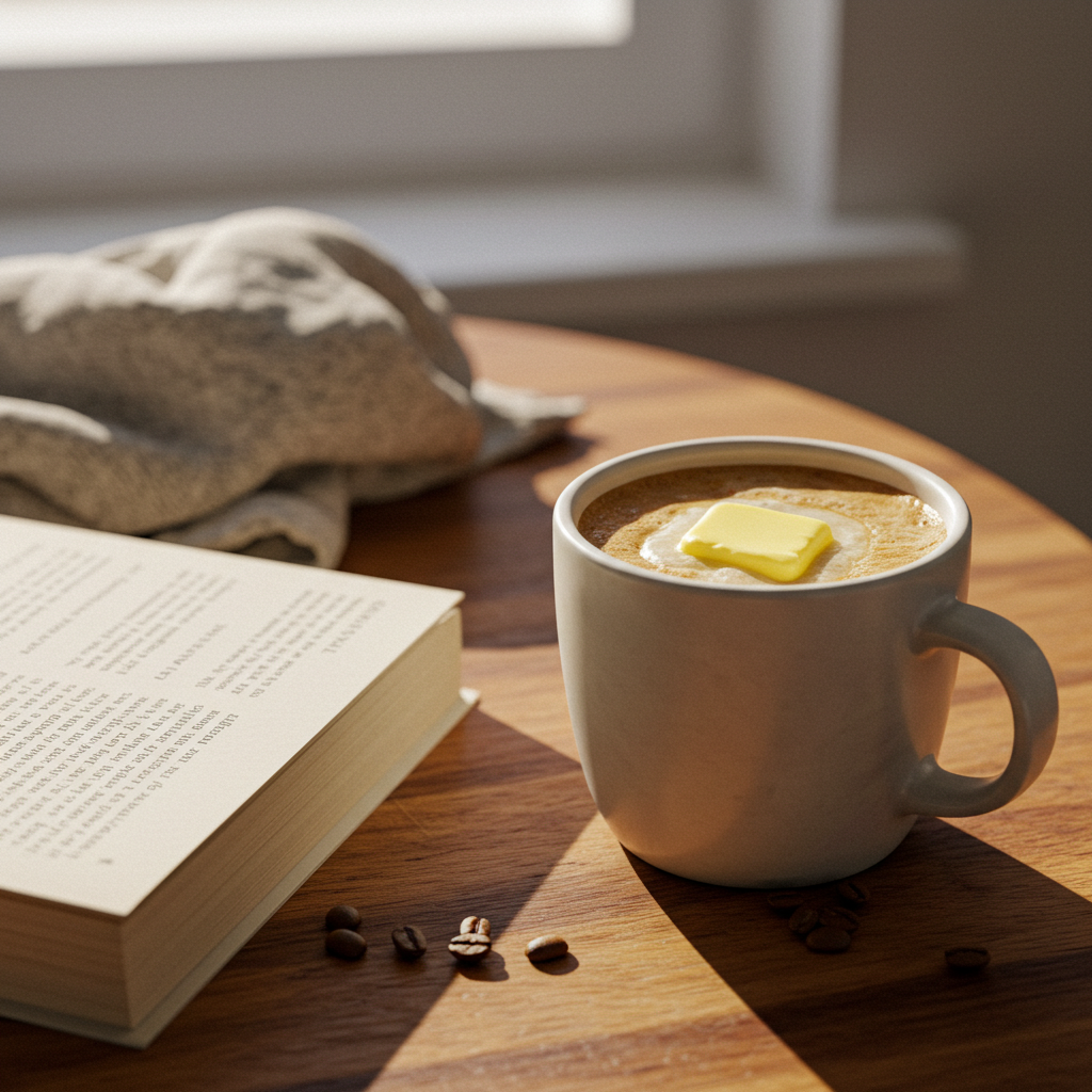 쾌변을 돕는 버터커피 한 잔