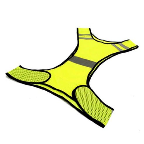 야간 러닝 반사 조끼 야간 반사 효과 실제 착용