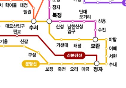 서울 지하철 노선도 크게보기