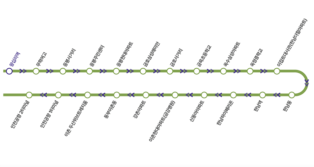 6010번-공항버스-노선도