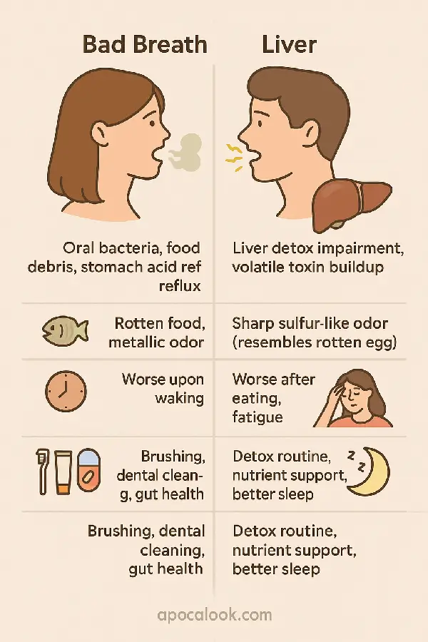 간성 입 냄새 vs 일반 입 냄새, 어떻게 다를까?