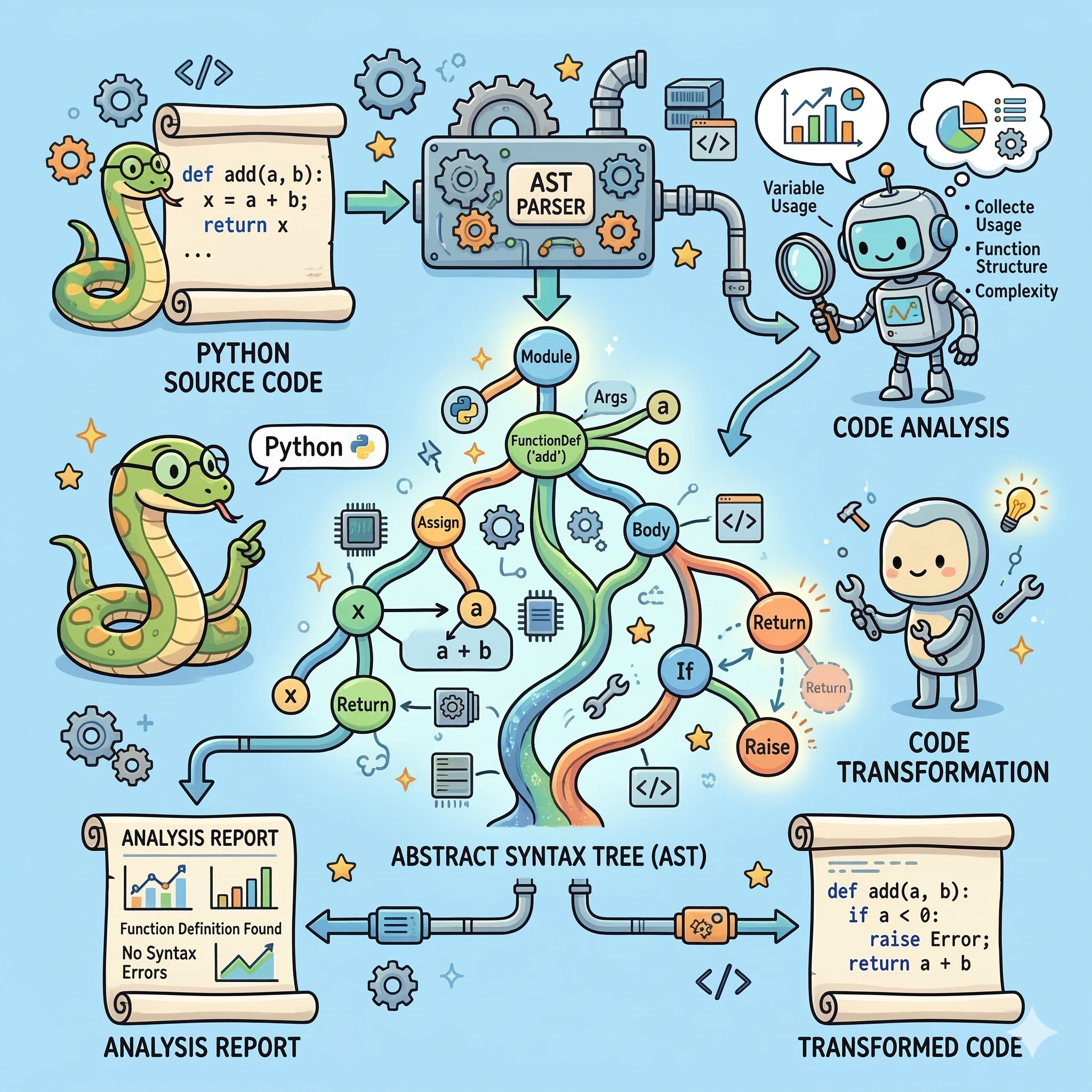추상 구문 트리(AST, Abstract Syntax Tree)