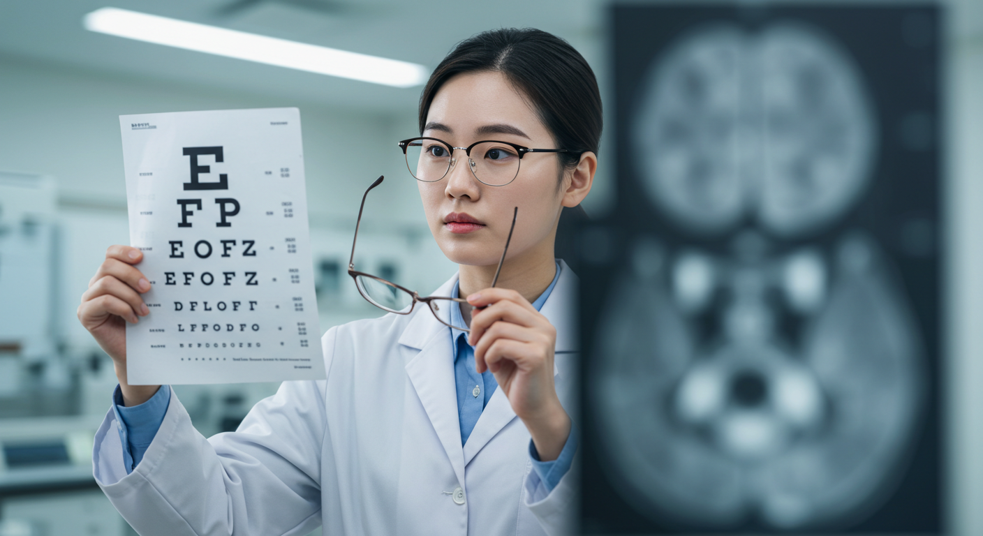 안과적 원인으로 인한 시력 저하