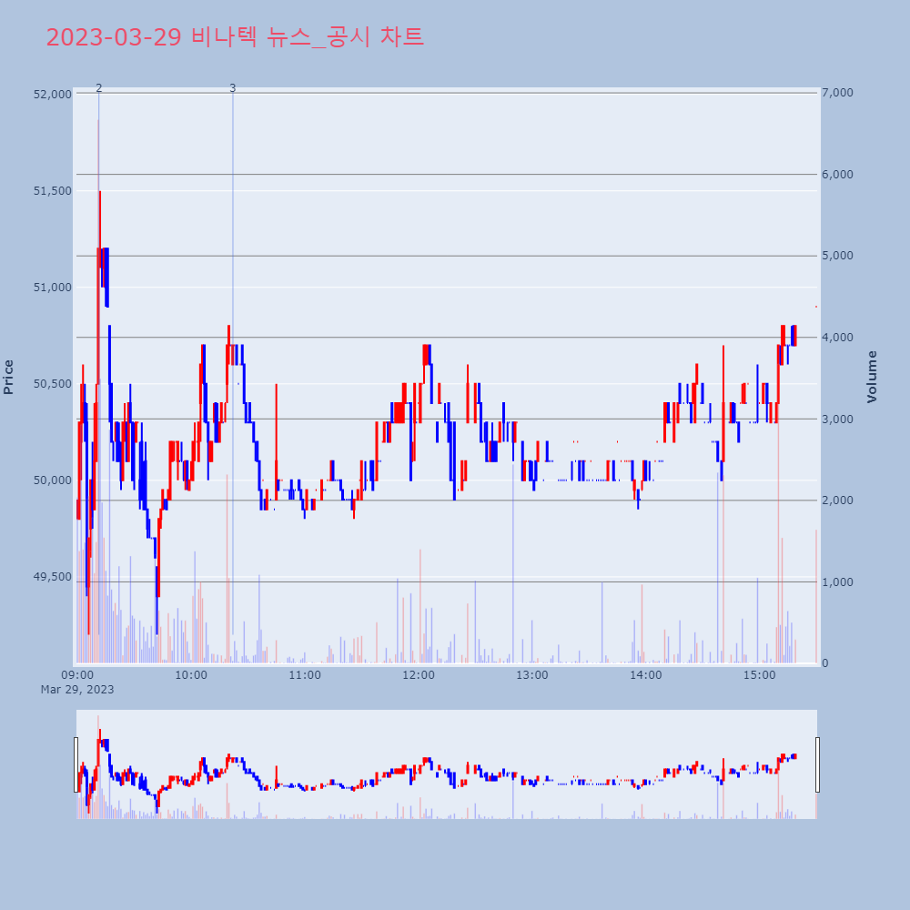비나텍_뉴스공시차트