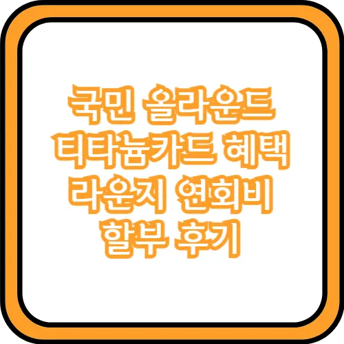 국민 올라운드 티타늄카드