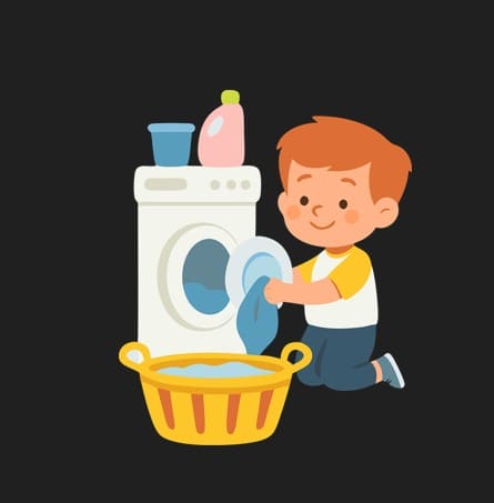 세탁하는사람사진