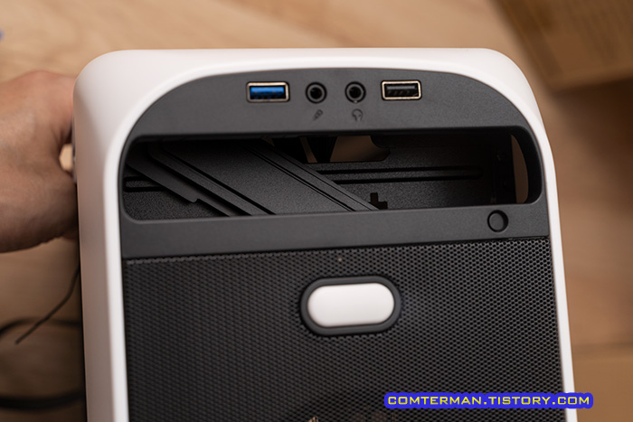 라팡 케이스 전면 버튼