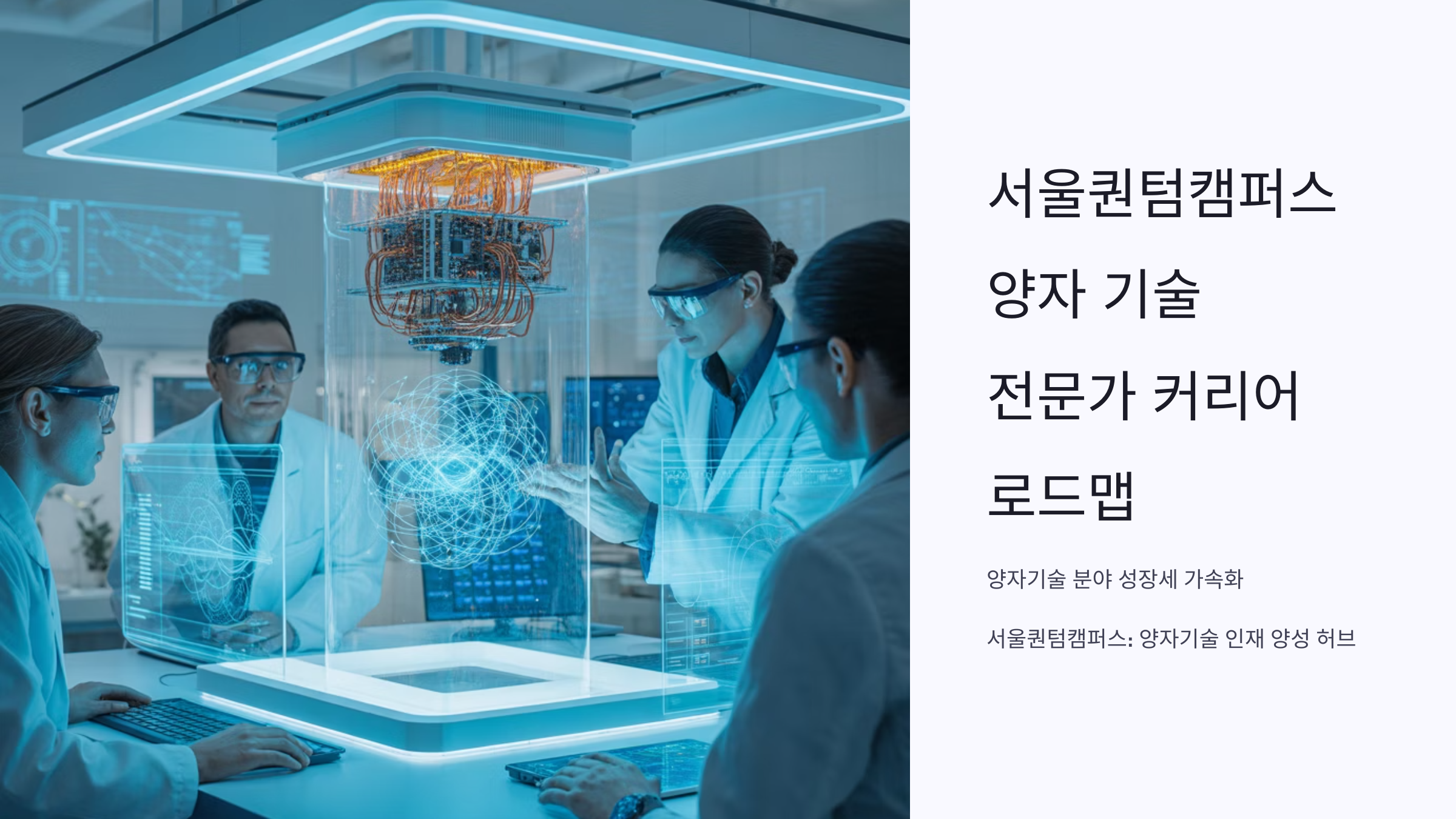 서울퀀텀캠퍼스 양자 기술 전문가