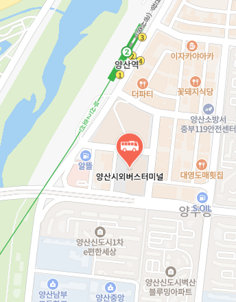 양산버스터미널 위치