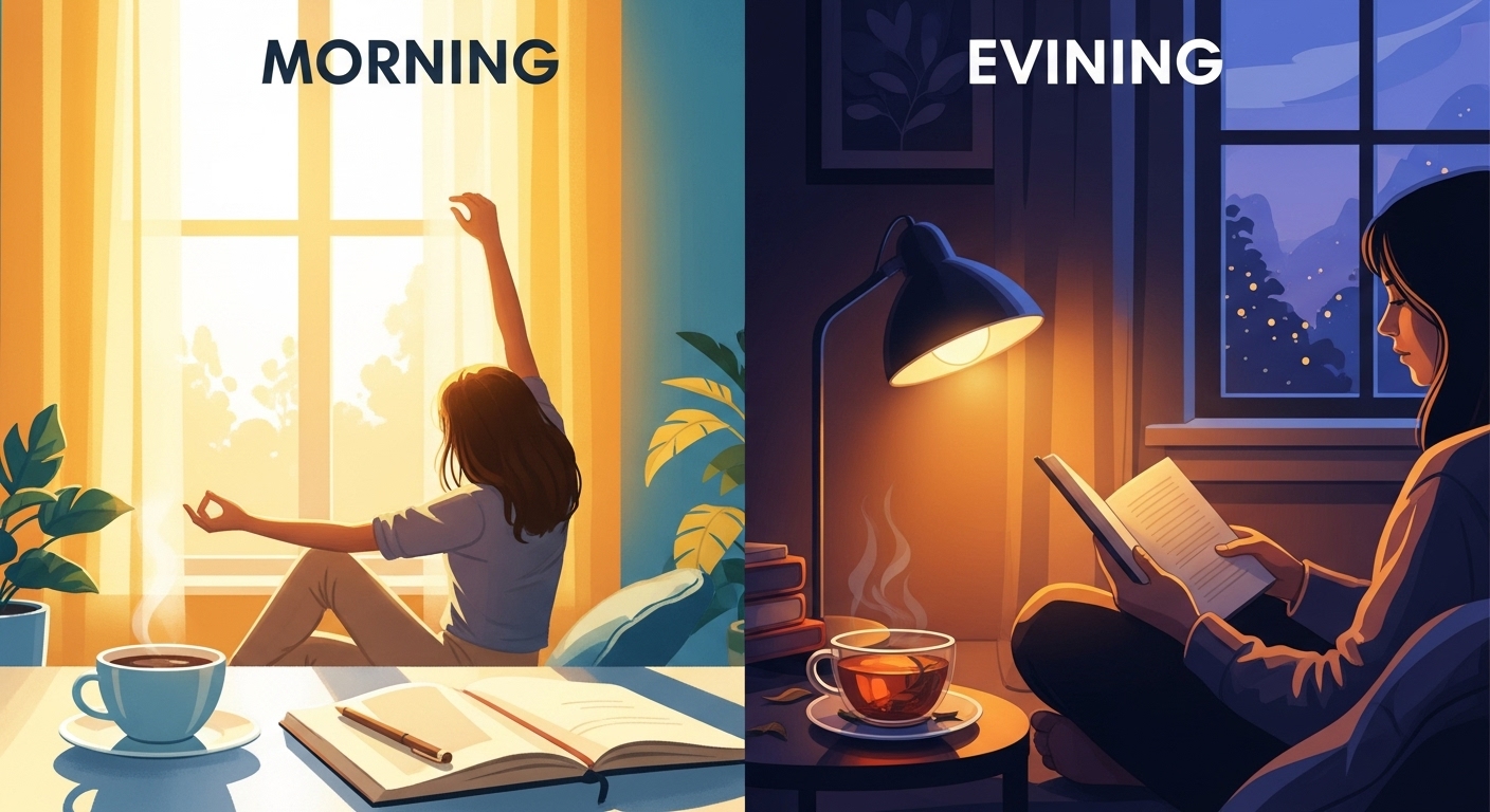 아침 루틴 vs 저녁 루틴, 뭐가 더 좋을까?