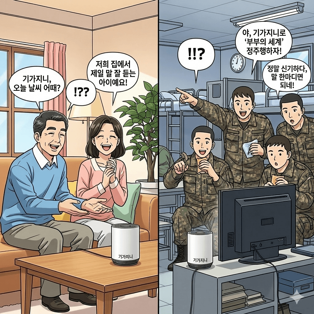 기가지니 현재 사용