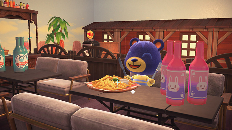 모동숲 해피홈 봉추 - 황야의 서부 영화