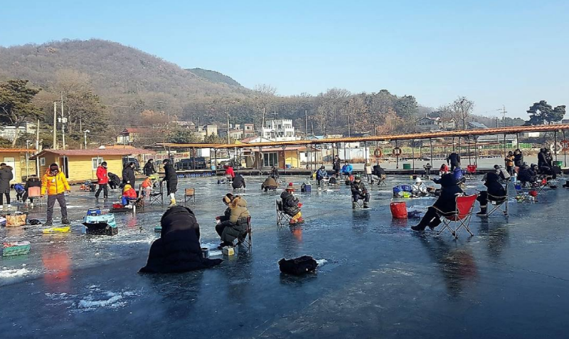 강화 양오낚시터 빙어축제