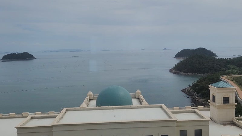 쏠비치 진도 리조트 메인 침실 바깥 풍경2