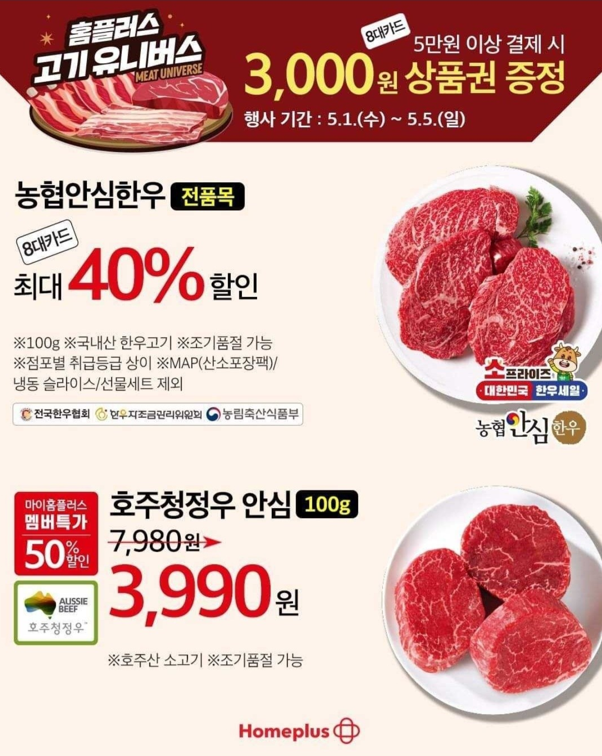 홈플러스 전단 행사, 전단 광고