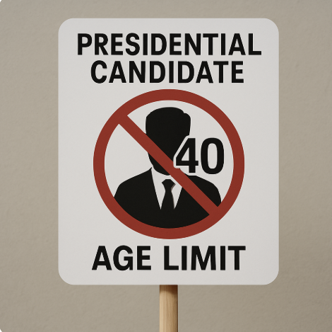 대통령 출마 나이 제한과 임기, 다른 나라와 비교 관련 사진