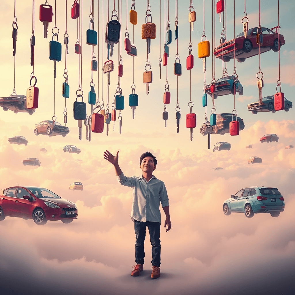 집에 차를 많이 보유한 꿈해몽