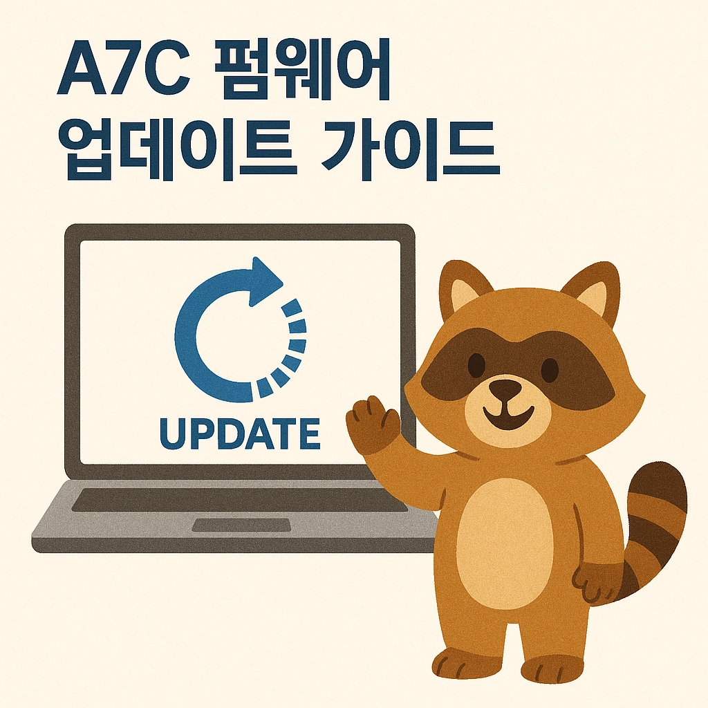 A7C 펌웨어 업데이트 방법과 문제 해결법