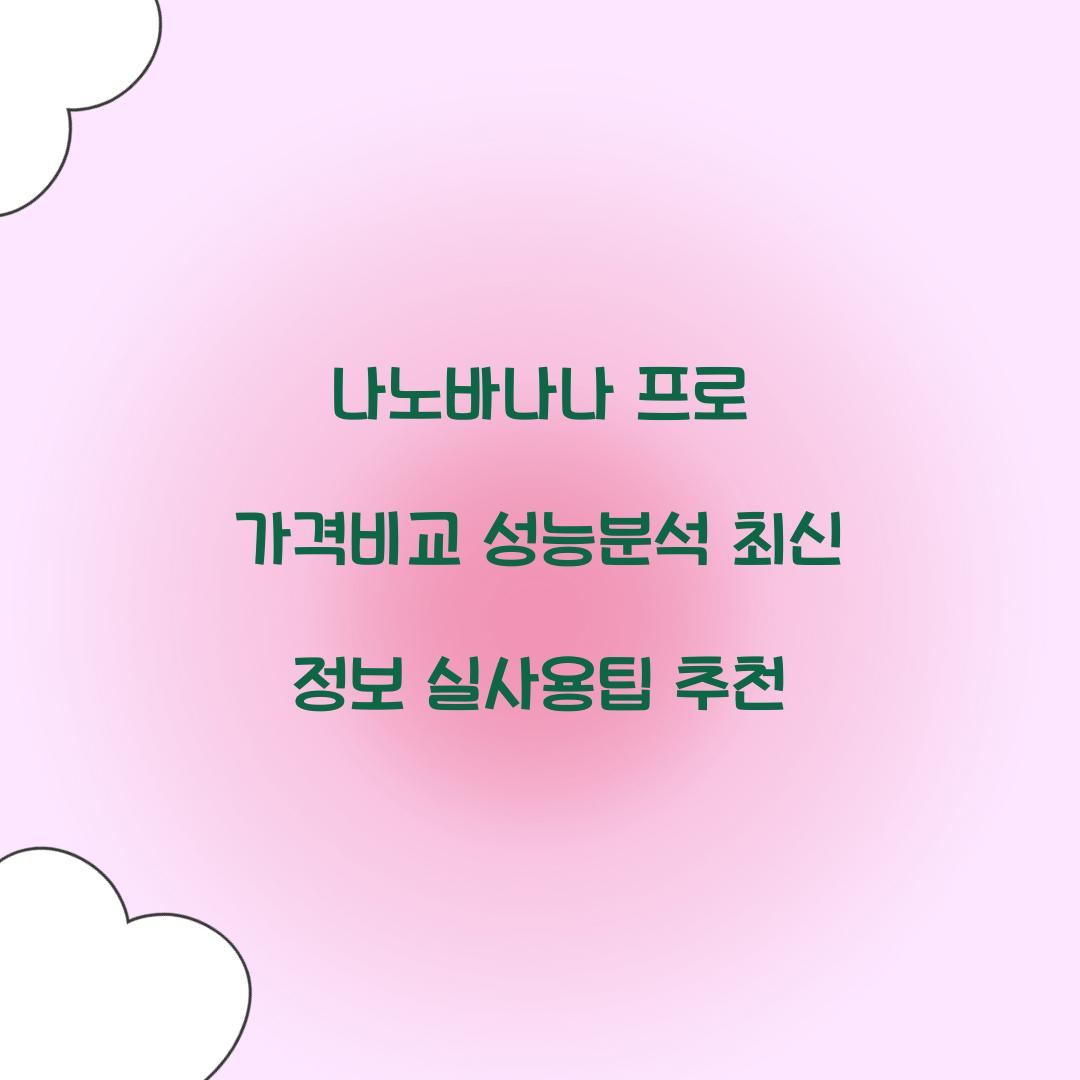 나노바나나 프로