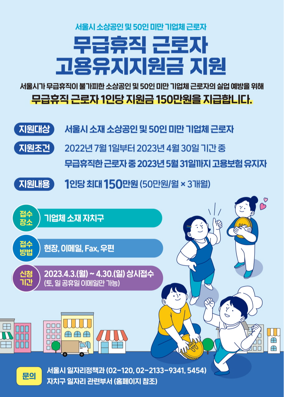 고용유지지원금 지급