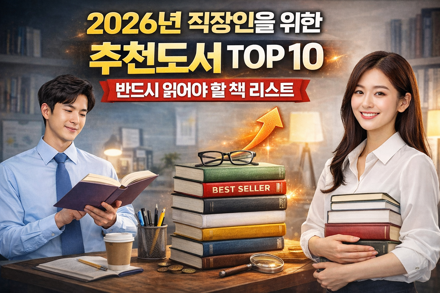 2026년 직장인을 위한 추천도서 TOP 10, 반드시 읽어야 할 책 리스트