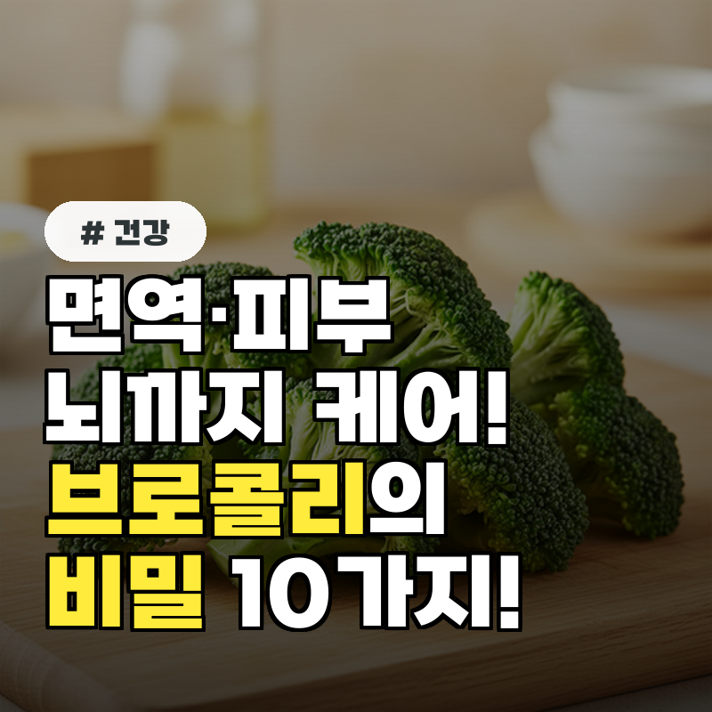 면역·피부·뇌까지 케어! 브로콜리의 놀라운 비밀 10가지!