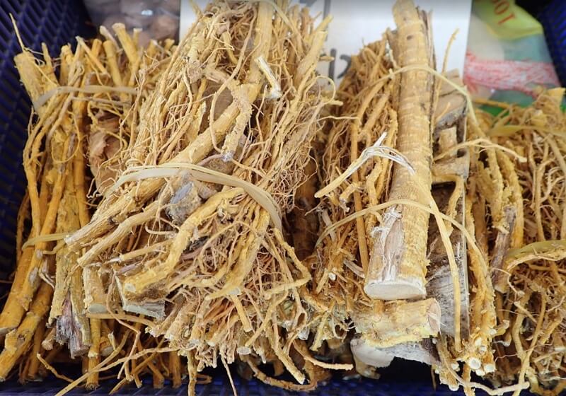 잘-말린-노란-꾸지뽕-뿌리