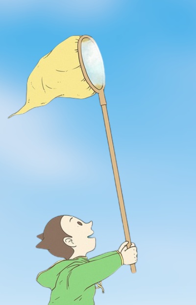 신나게 달리는 아이 모습