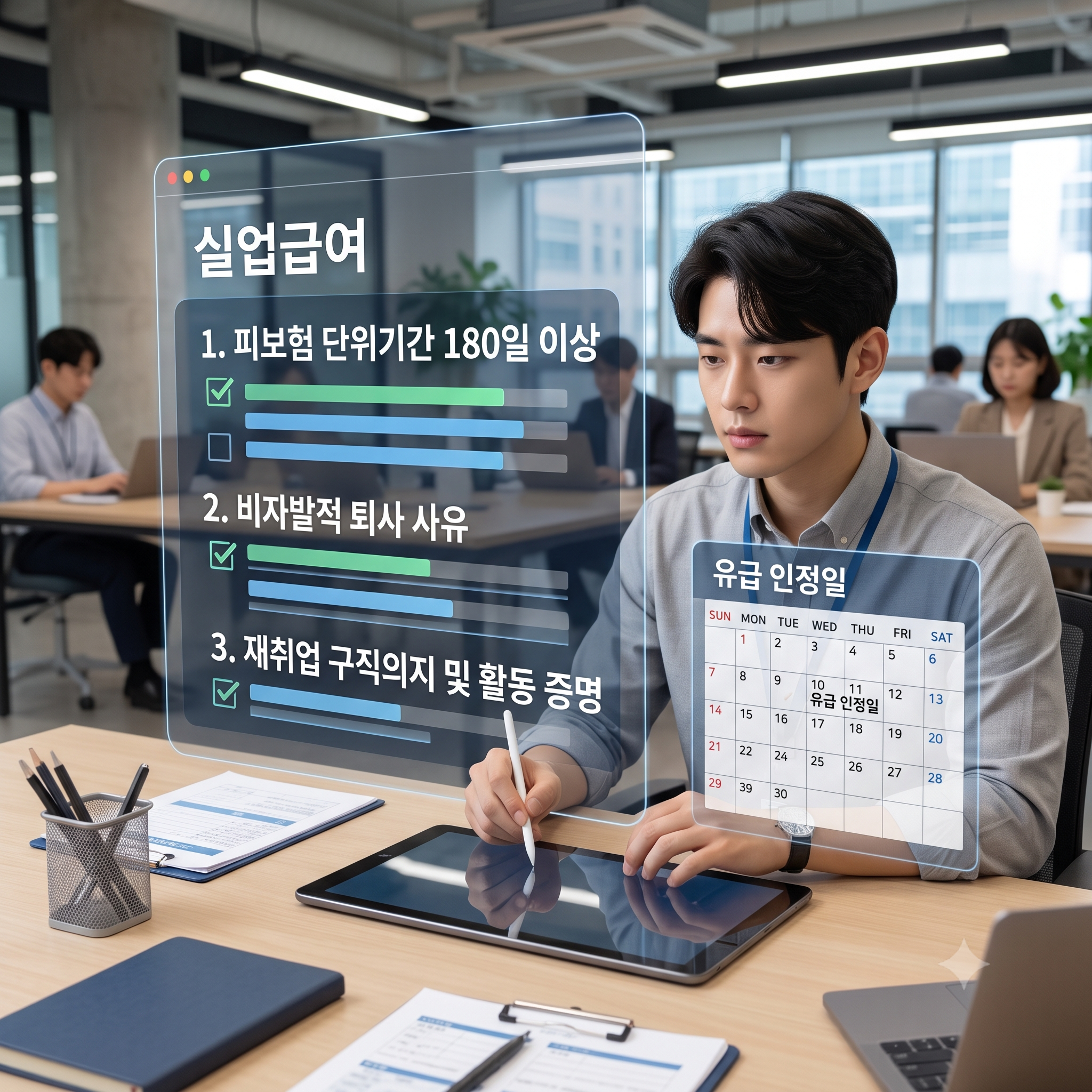 "퇴사 후에 생각하면 늦어요!" - 실업급여 받기 위한 조건 3가지 핵심정리