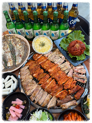 탑골숯불닭갈비