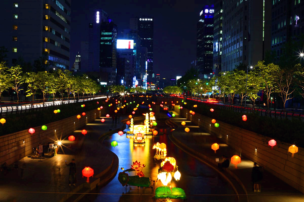 서울 청계천 빛초롱축제