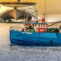 고기잡이배-사진