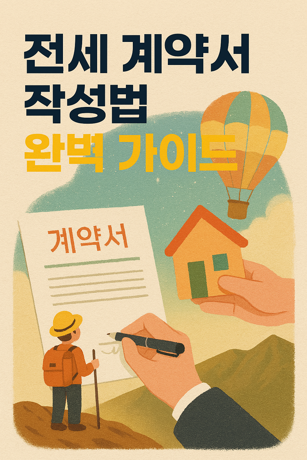 전세 계약서 작성법 완벽 가이드