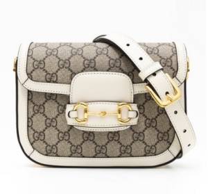 [구찌] ★겨울특가/당일★ 23SS 1955 홀스빗 화이트 베이지 미니 숄더백 65857