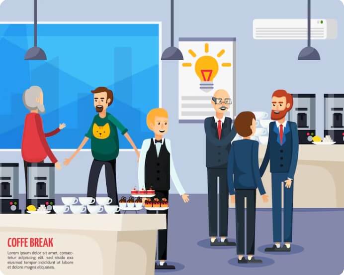 소상공인 가게에 몰려든 손님들