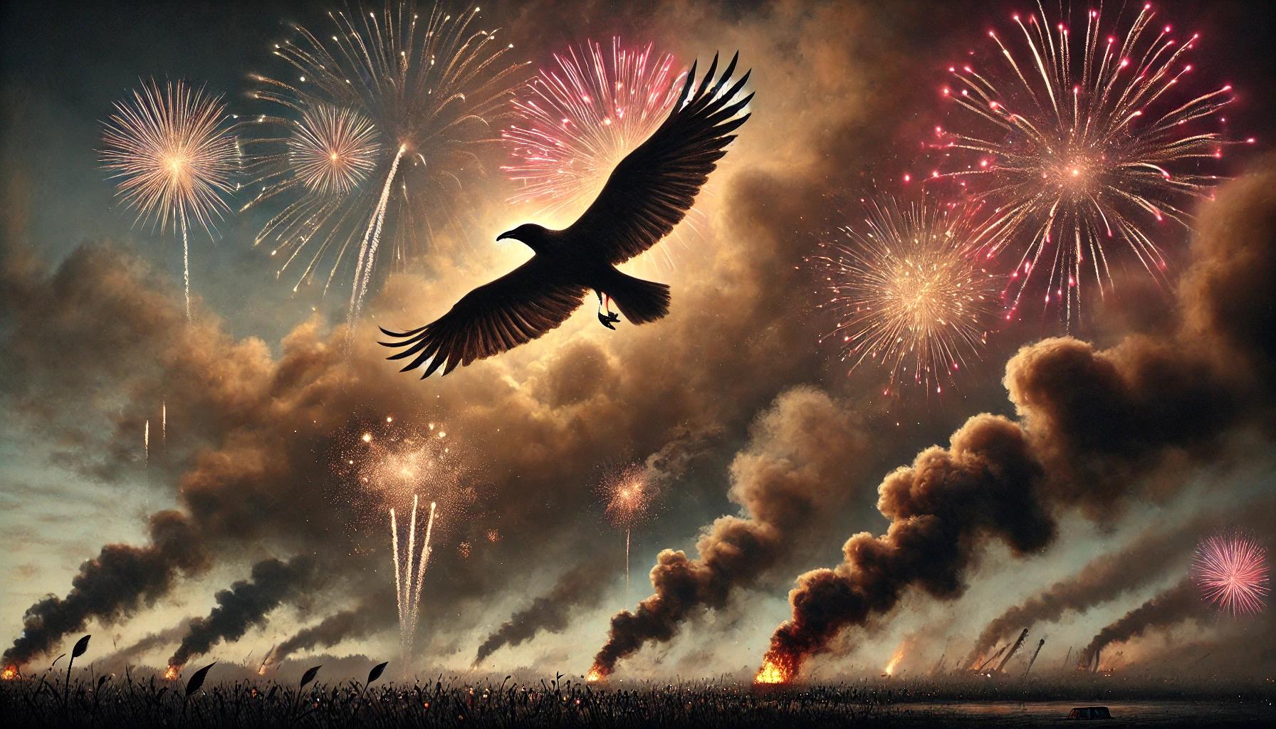 불꽃축제 새죽음