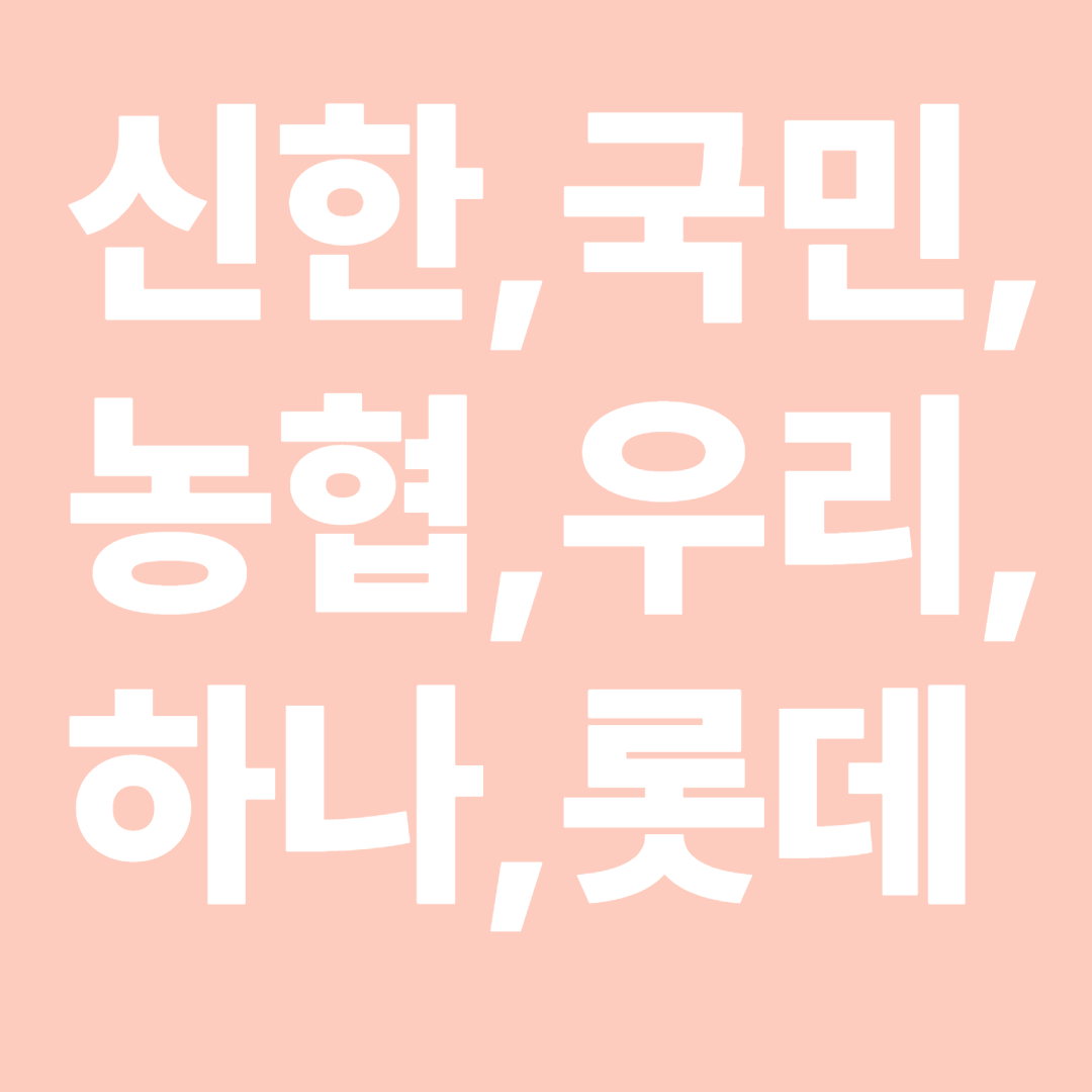 1차 민생회복 소비쿠폰 카드사별 신청방법 사진