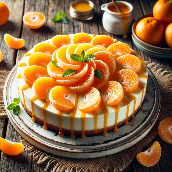 감귤 치즈 케이크