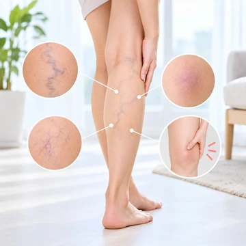 하지정맥류증상으로 나타나는 다리 변화2