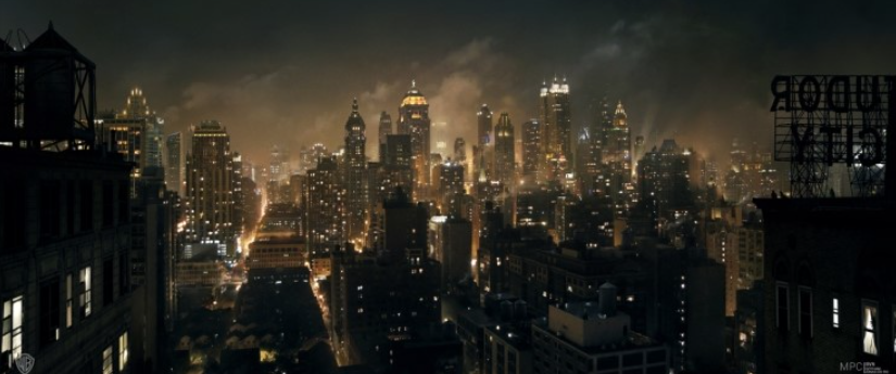 영화 '배트맨 속 고담시티'