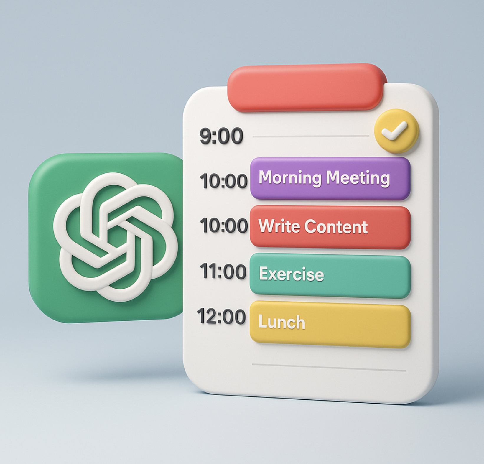 루틴 자동화 – 하루 일과 ChatGPT에게 맡기기