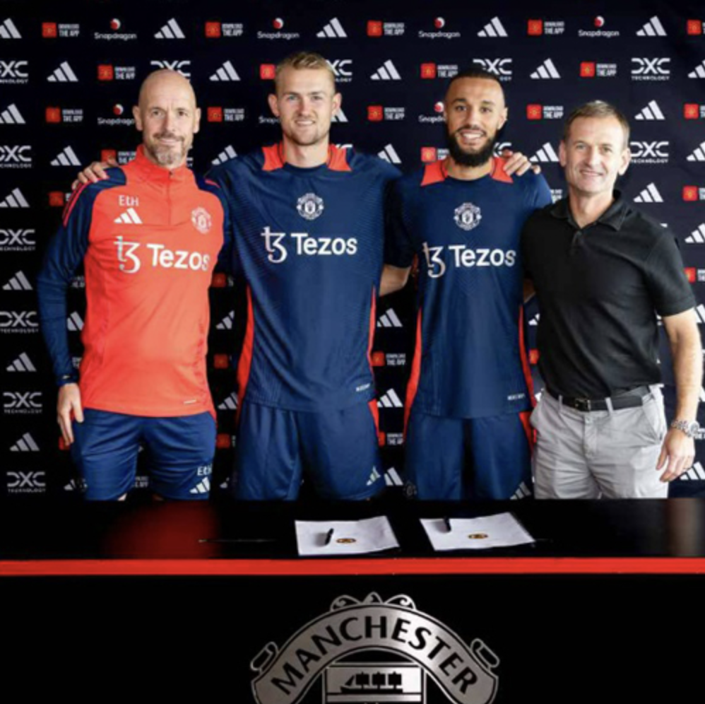 맨유에 새롭게 영입된 더 리흐트와 마즈라위 (사진출처.맨체스터 유나이티드 공식 홈페이지)