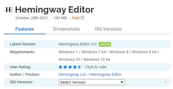 Hemingway-Editor