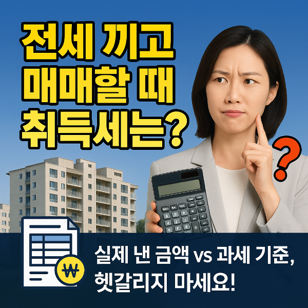 전세 끼고 매매 취득세 썸네일 이미지입니다.