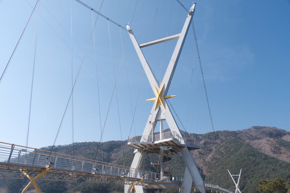 보현산댐 출렁다리