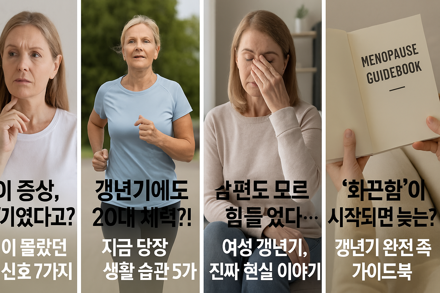 갱년기 완전 정복 가이드북