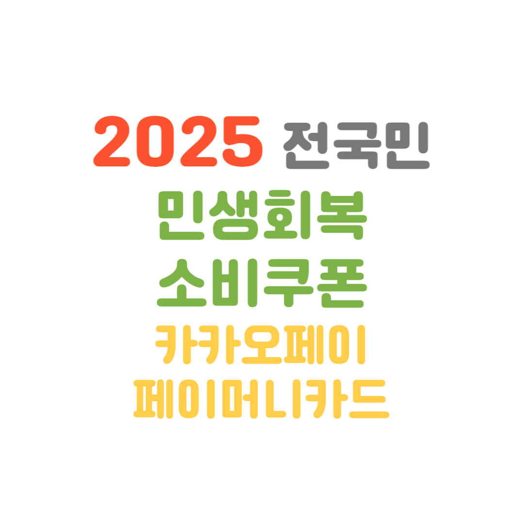 소비쿠폰 카카오페이머니 썸네일
