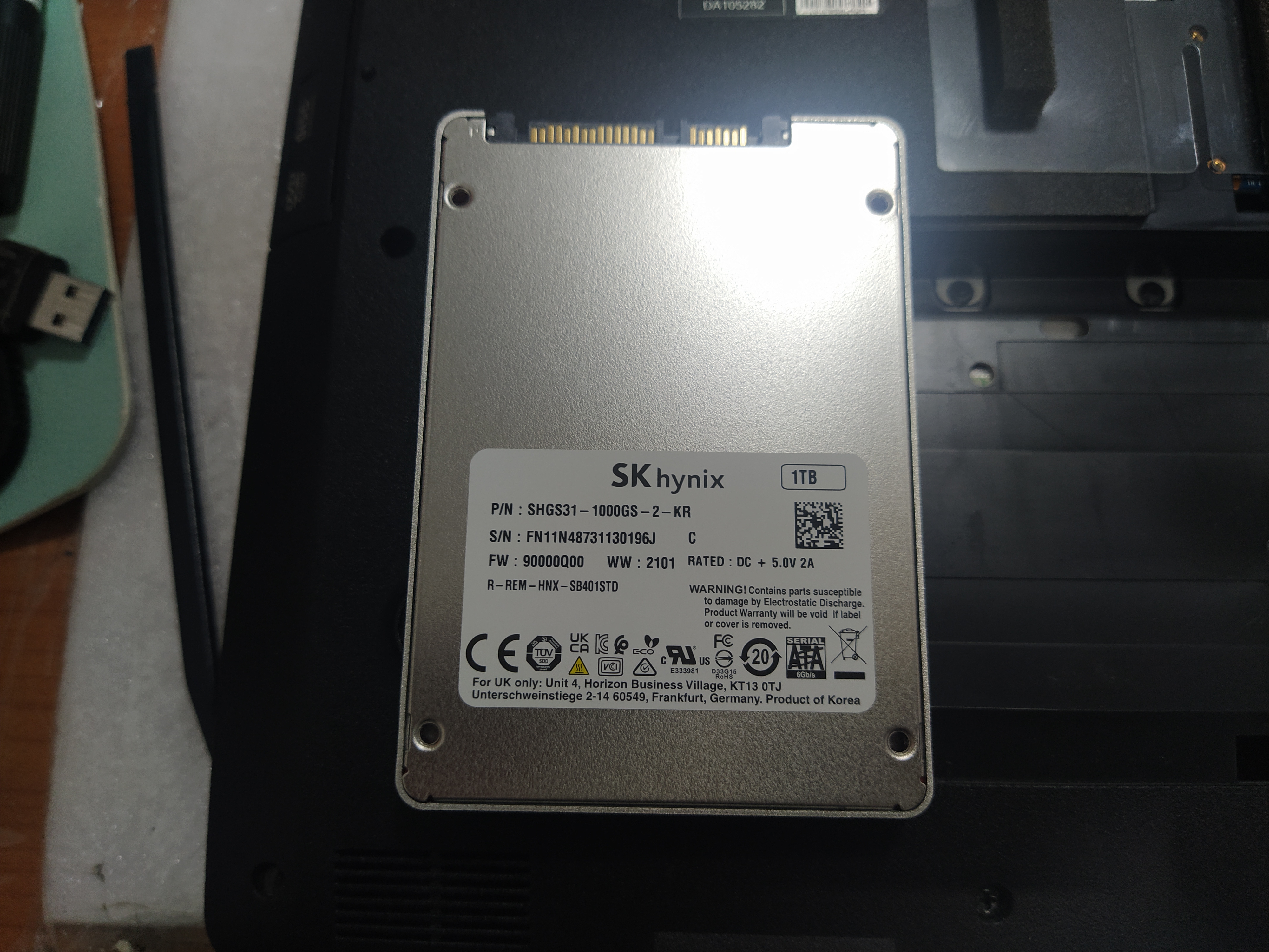 하이닉스 S31 1테라바이트 SSD 제품입니다.&nbsp;